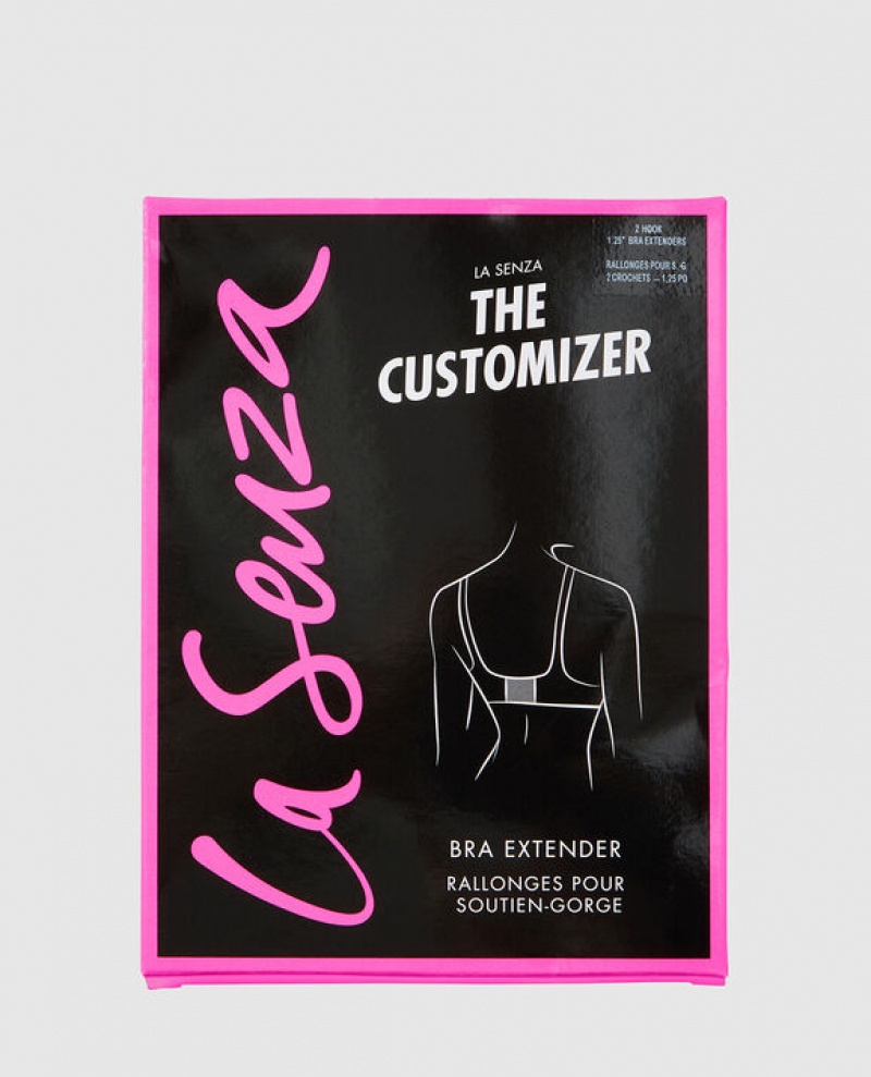 La Senza The Customizer Extender - 2 Hook Women's Bras Multipack BlkWhtRtan | Woj2x0l9