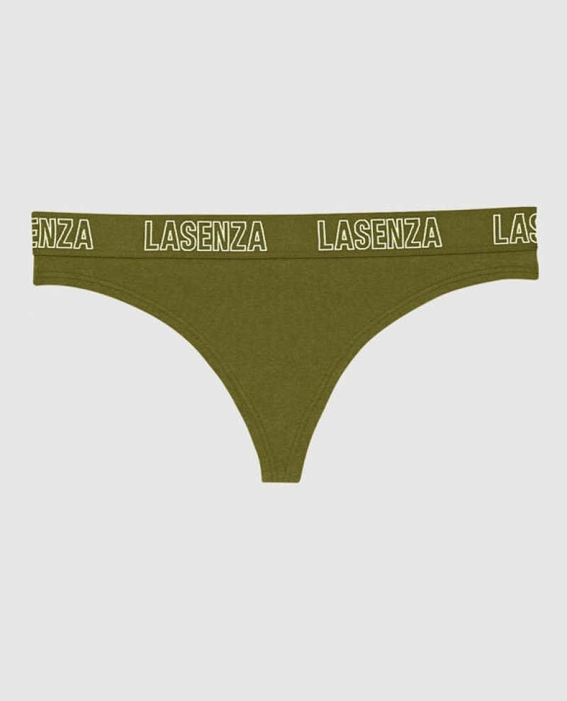 La Senza Thong Panty Women\'s Underwear Avocado | N5MlAQCs