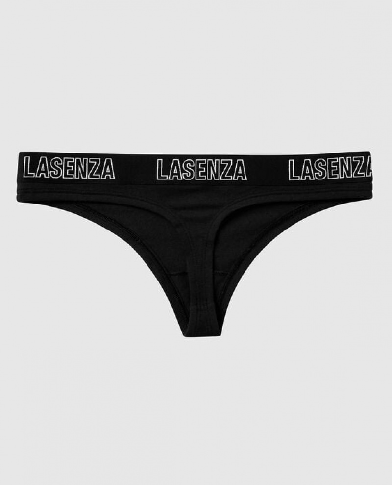 La Senza Thong Panty Women's Underwear Black | ZqAsAh6z