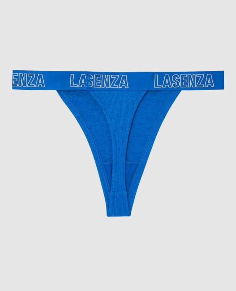 La Senza Thong Panty Women's Underwear Deep Blue | 367Qxq8q