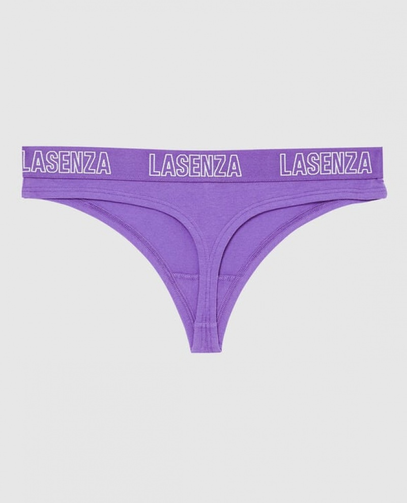 La Senza Thong Panty Women's Underwear Flower | 3JJJdHnt