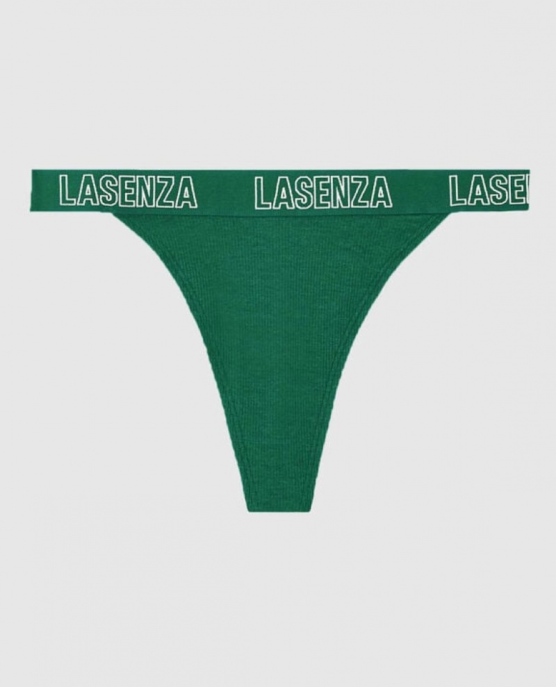 La Senza Thong Panty Women\'s Underwear Green | J6eYEIW2