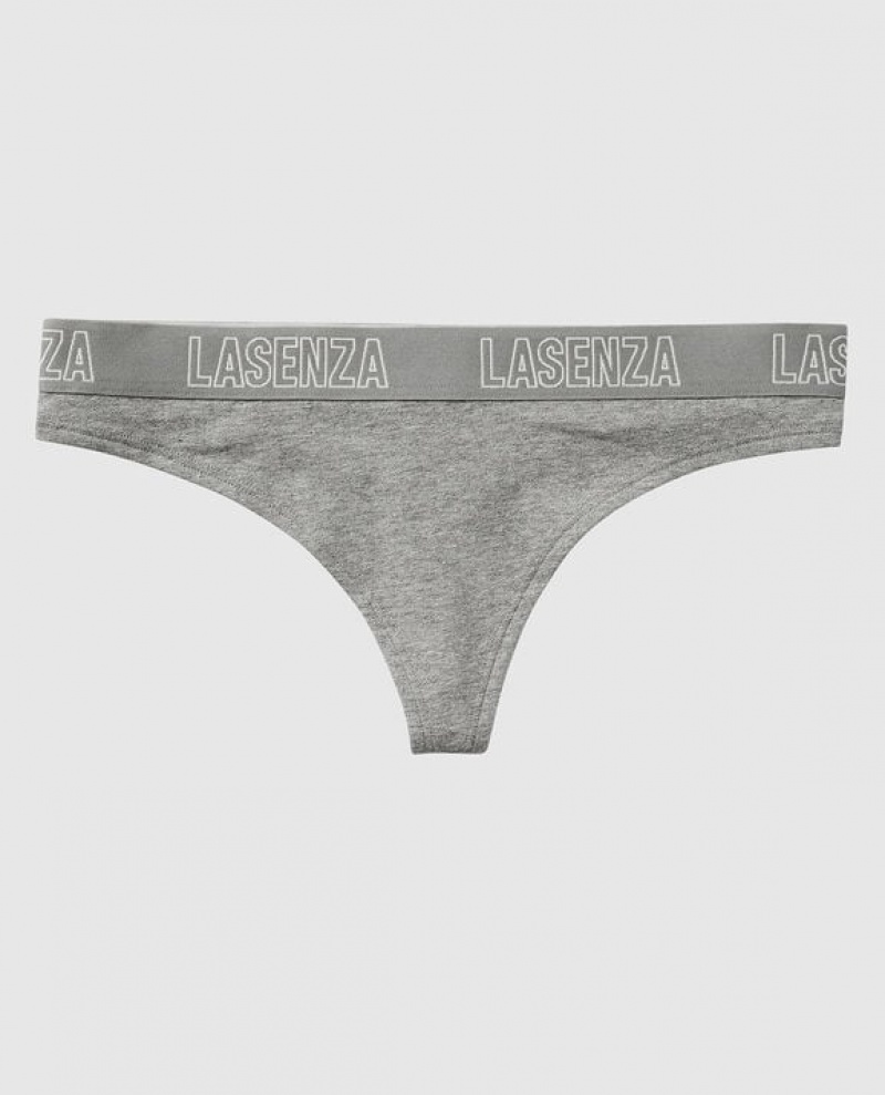 La Senza Thong Panty Women\'s Underwear Grey | 69KG0Jw1