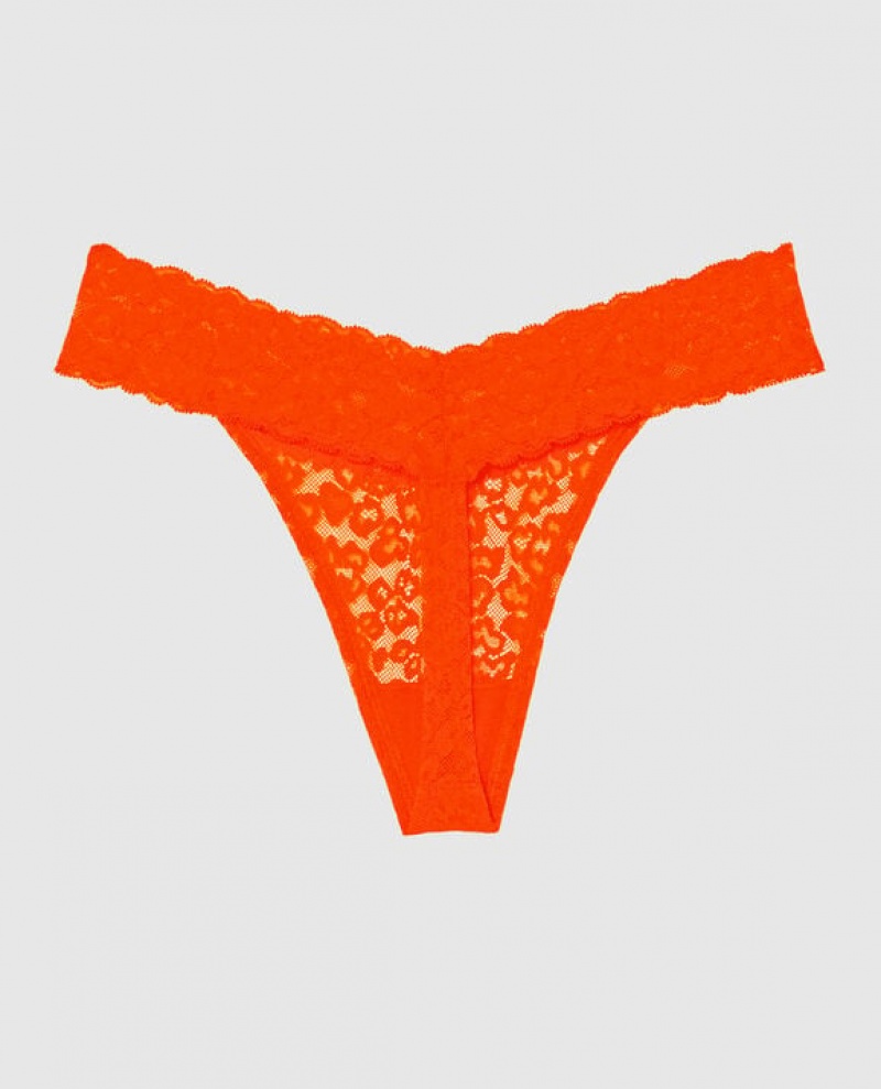 La Senza Thong Panty Women's Underwear Hot Glow | djGHvvQv