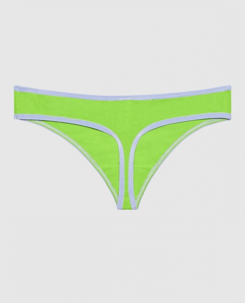 La Senza Thong Panty Women's Underwear Light Green | g4vQvD7n