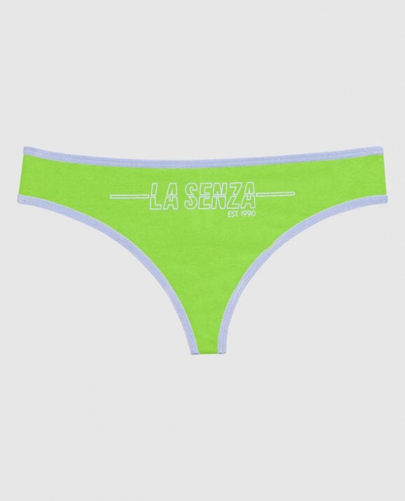 La Senza Thong Panty Women\'s Underwear Light Green | g4vQvD7n