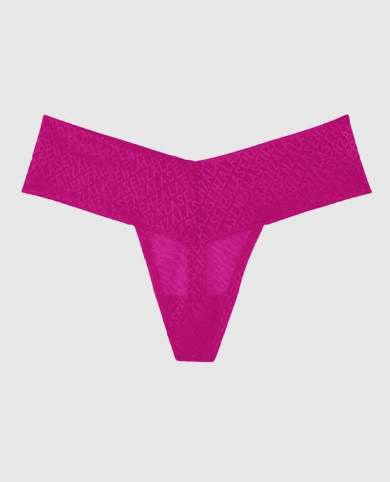 La Senza Thong Panty Women\'s Underwear Pink | 9q0zjpQS